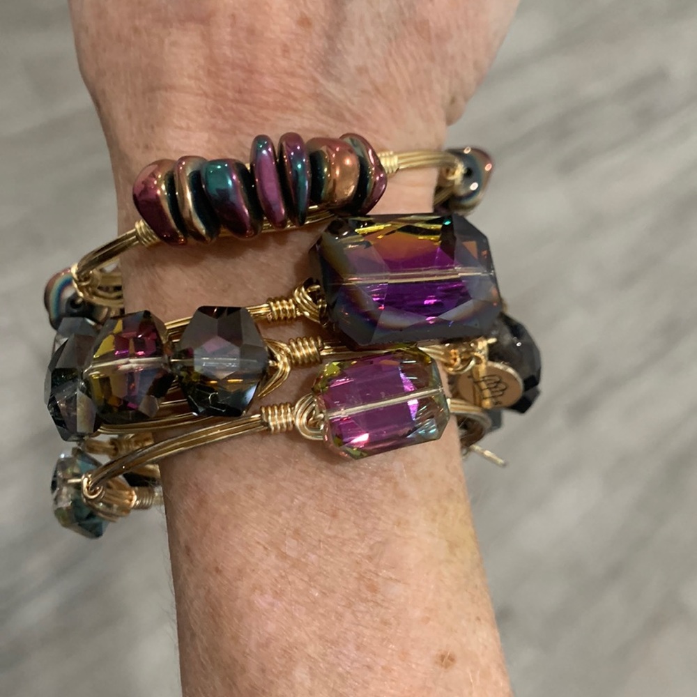 NWOT BOURBON AND BOWETIES BANGLES